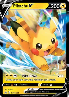 SWSH Black Star Promos Pikachu V Pokémon card